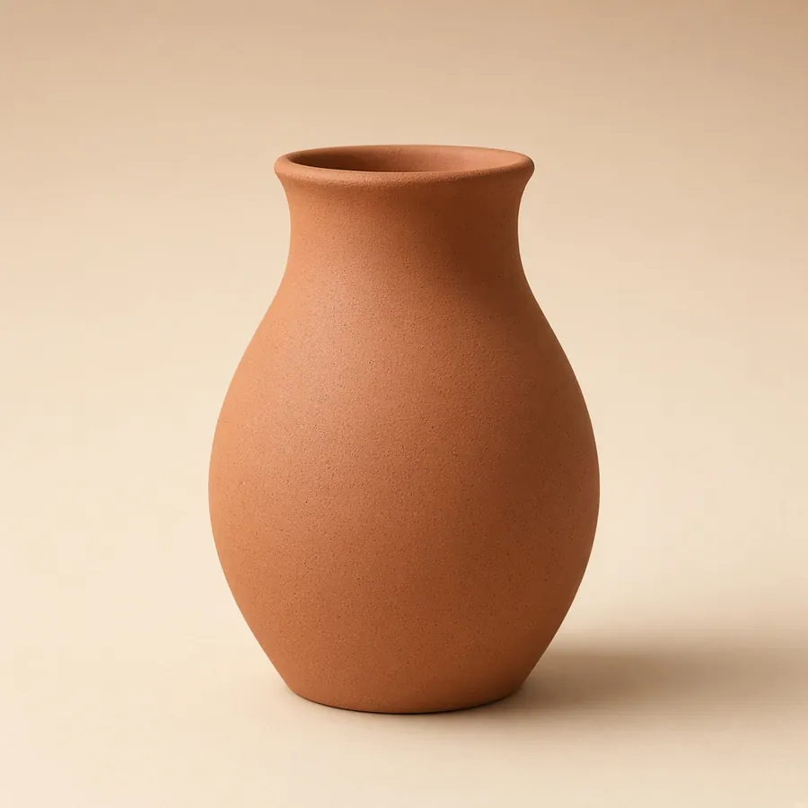 Terracotta vase on the store page
